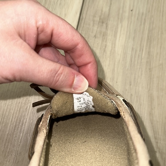 EUC Size 1 Sperry Brand Top-Slider Toddler Little Girls Casual Dress Shoes Flats - Picture 6 of 8